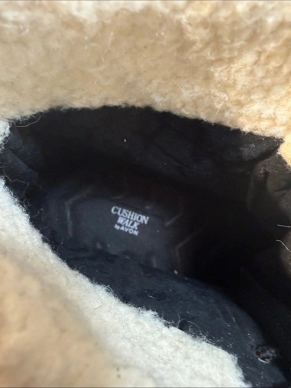 Cushion Walk by Avon  Quilted Lace-Up Winter Boots with Faux Fur Trim